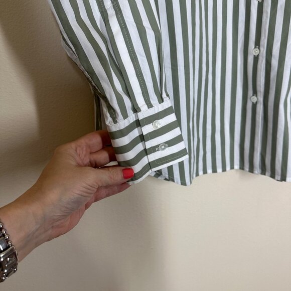 AYR The Deep End Button Up Shirt Womens Size XS Minimalist Classic Capsule Work - Picture 7 of 12